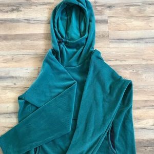 NEW Melanzana M’s Large Microgrid Hoodie Ivy